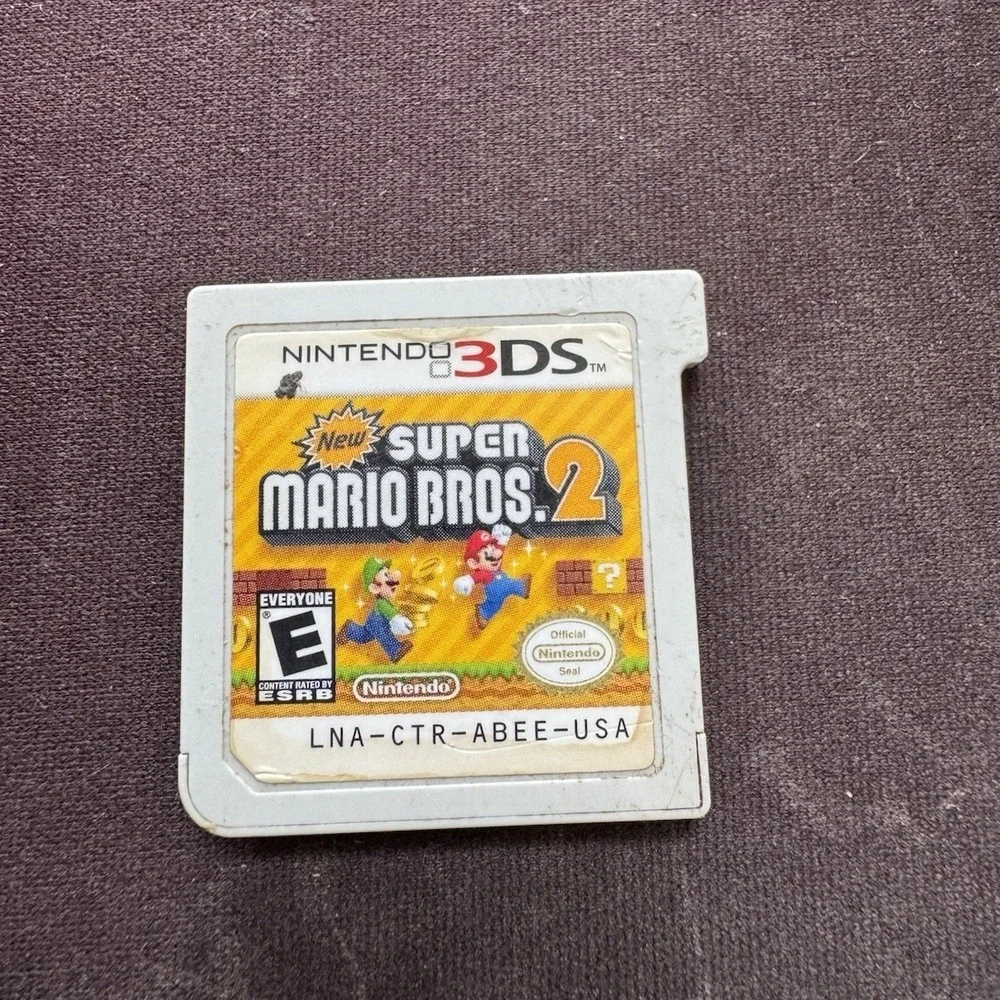 New Super Mario Bros 2 Nintendo 3DS Game Cartridge LNA-CTR-ABEE-USA Mario Luigi